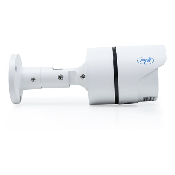 Camera supraveghere exterior PNI AHD40MP, AHD 1440p, IR, Night Vision, alb