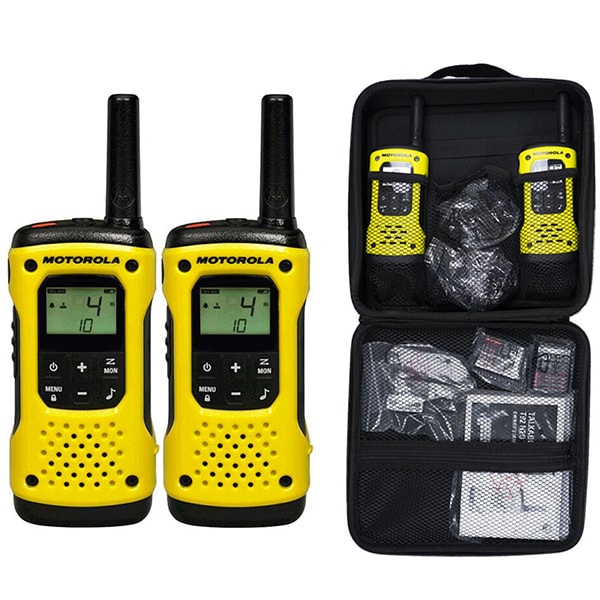 Statie radio PMR portabila MOTOROLA TLKR T92 H2O IP67, 2buc, galben