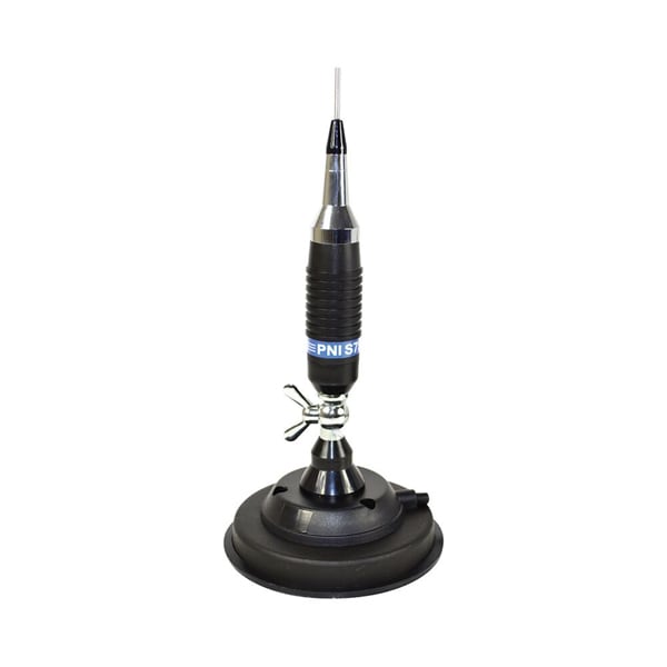 Antena CB PNI S75 cu fluture, cu magnet inclus, 76 cm