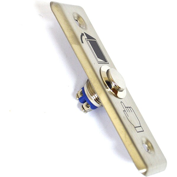 Buton de acces SILVERCLOUD PB303, incastrabil, gri metalic