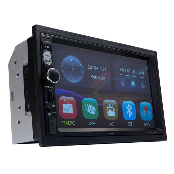 Media receiver auto PNI V7270, 7", 4 x 50W, Bluetooth, USB, GPS, Mirroring