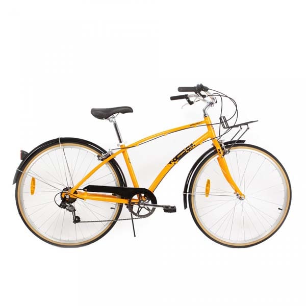 Bicicleta de oras PEGAS Popular Alu 16 7S, Portocaliu Neon