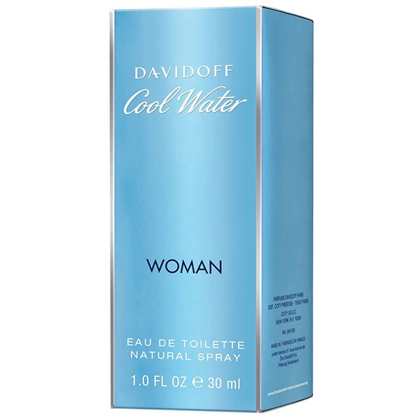 Apa de toaleta DAVIDOFF Cool Water, Femei, 30ml