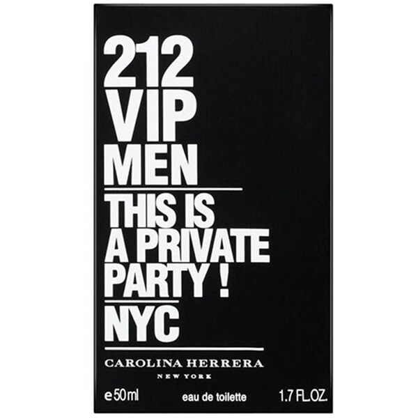 Apa de toaleta CAROLINA HERRERA 212 VIP Men, Barbati, 50ml