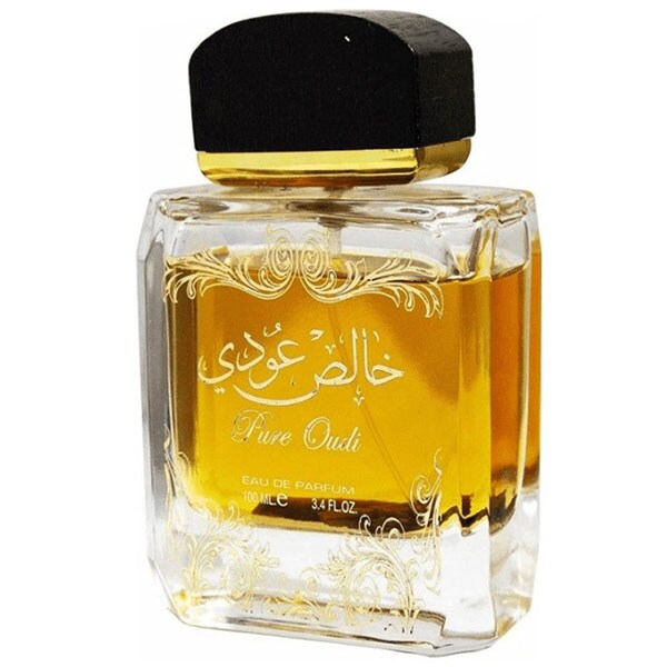 Set cadou LATTAFA PERFUMES Pure Oudi: Apa de parfum, 100ml + Deodorant spray, 50ml