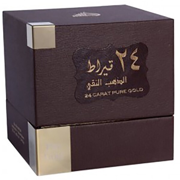 Apa de parfum LATTAFA PERFUMES 24 Carat Pure Gold, Barbati, 100ml