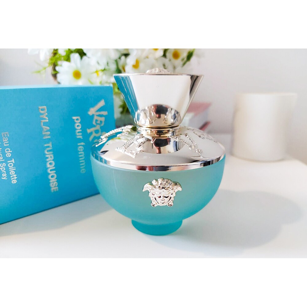 Apa de toaleta VERSACE Dylan Turquoise pour Femme, Femei, 50ml