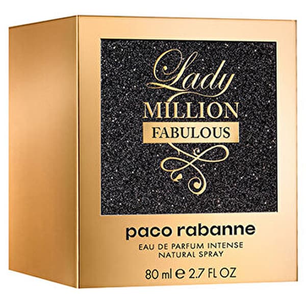 Apa de parfum PACO RABANNE Lady Million Fabulous, Femei, 80ml