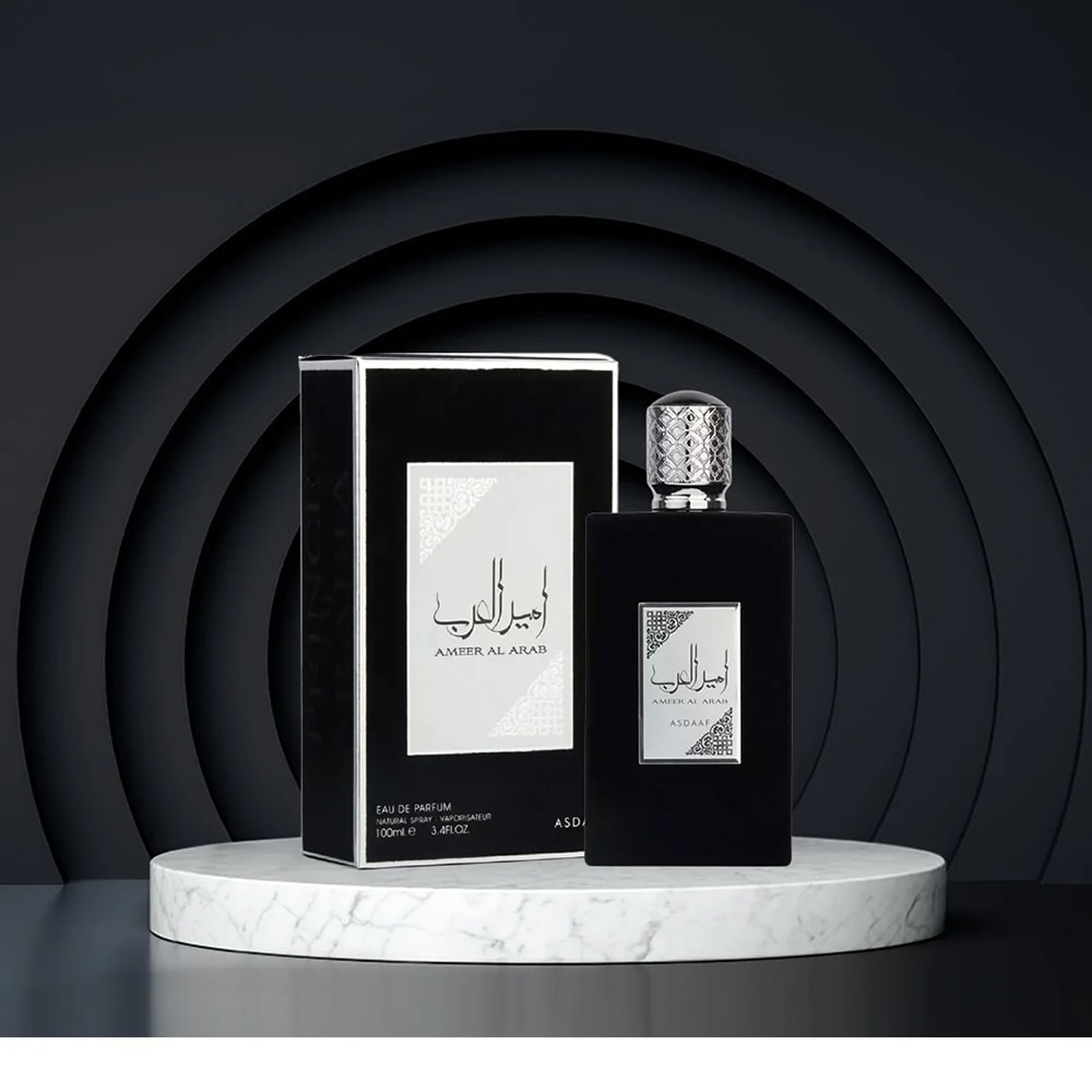 Apa de parfum ASDAAF Ameer al Arab Black, Barbati, 100ml