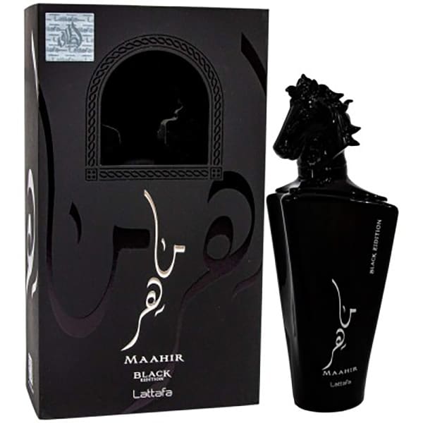 Apa de parfum LATTAFA Maahir Black Edition, Unisex, 100ml