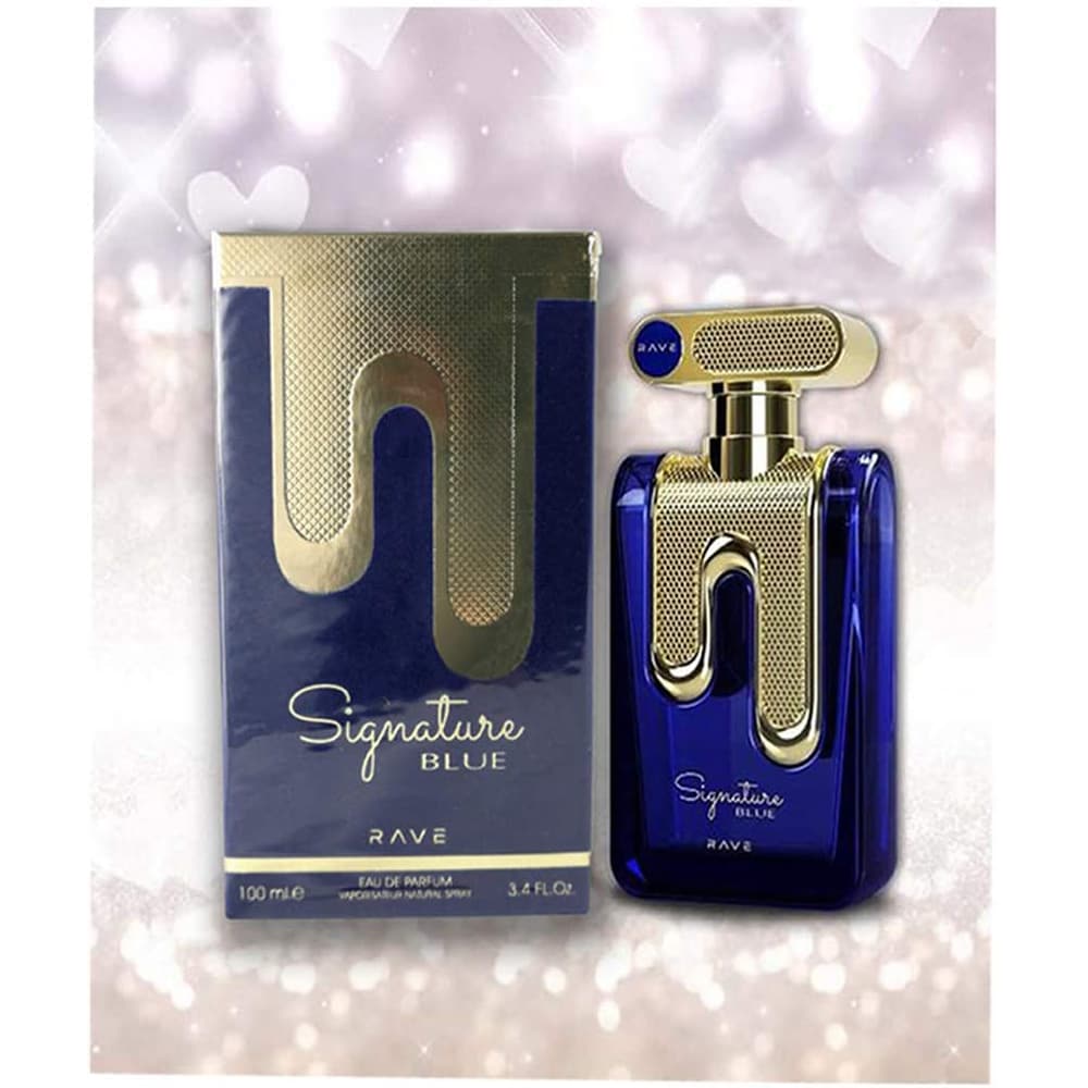 Apa de parfum RAVE Signature Blue, Barbati, 100ml