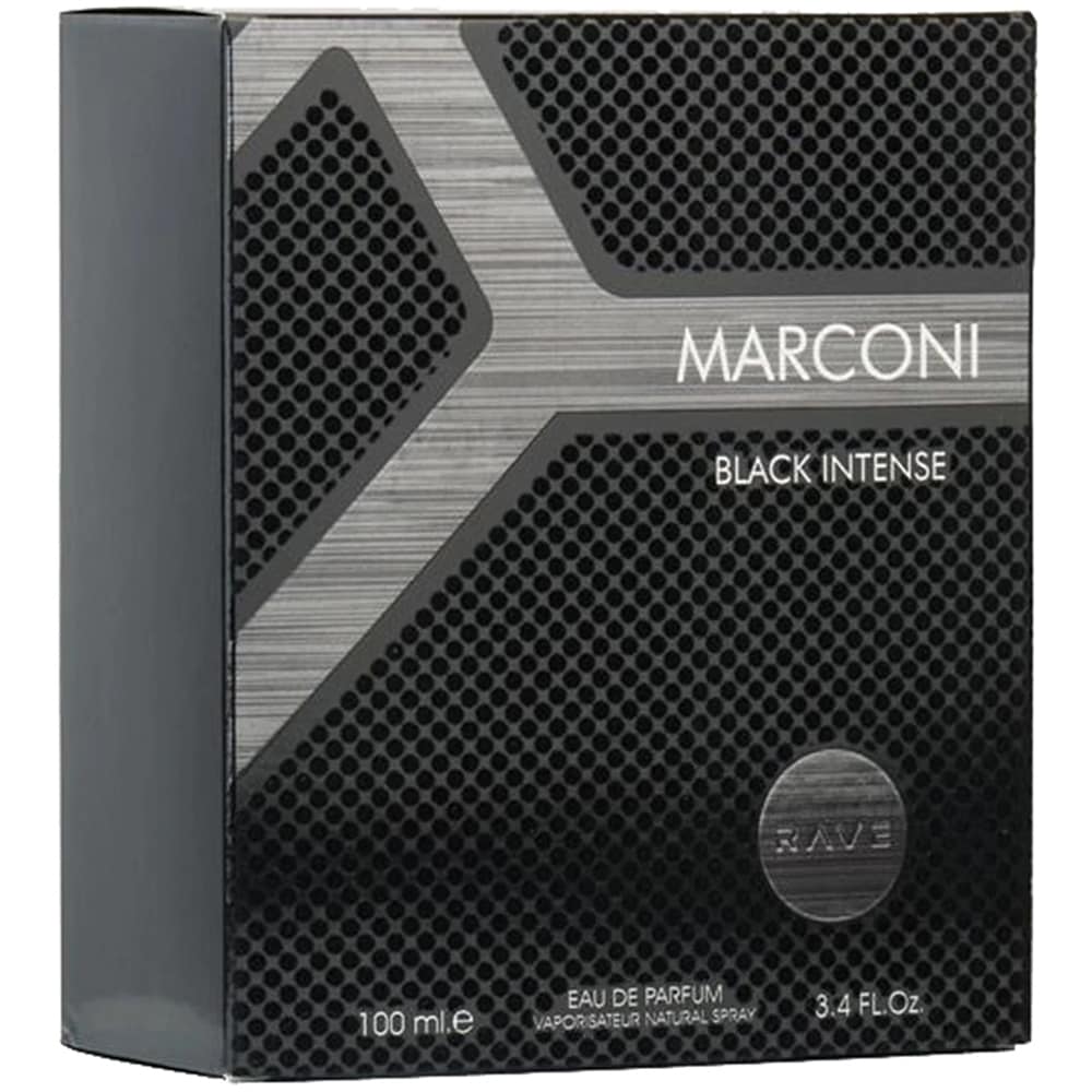 Apa de parfum RAVE Marconi Black Intense, Barbati, 100ml