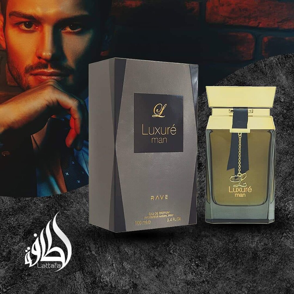 Apa de parfum RAVE Luxure Man, Barbati, 100ml