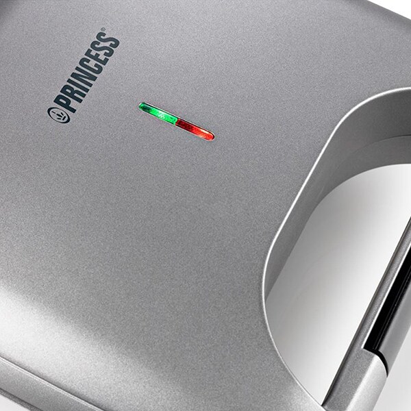 Sandwich maker PRINCESS 112700301001, 750W, argintiu-negru