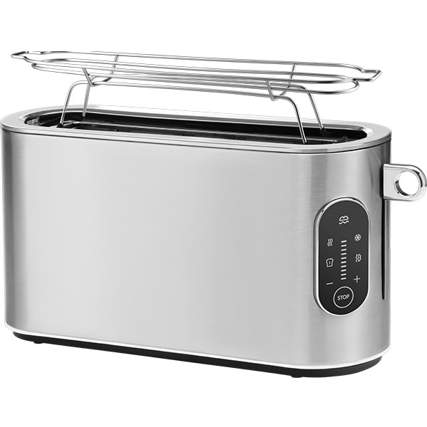 Prajitor de paine WMF Lumero 414190011, 2 felii, 980W, argintiu-negru