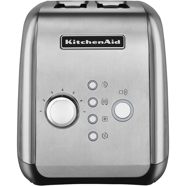 Prajitor de paine KITCHENAID 5KMT221ESX, 2 felii, 1100W, argintiu