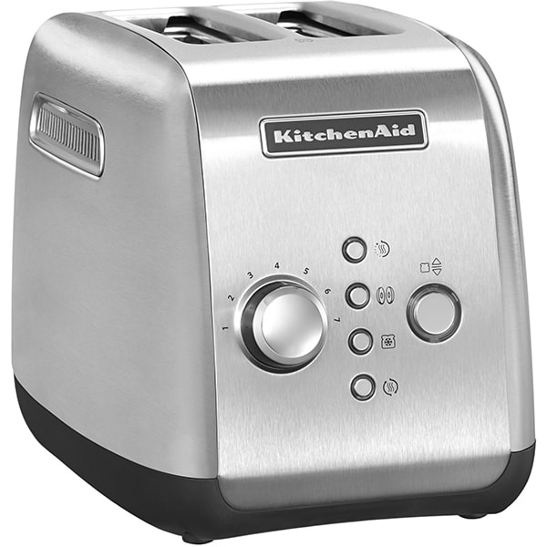 Prajitor de paine KITCHENAID 5KMT221ESX, 2 felii, 1100W, argintiu