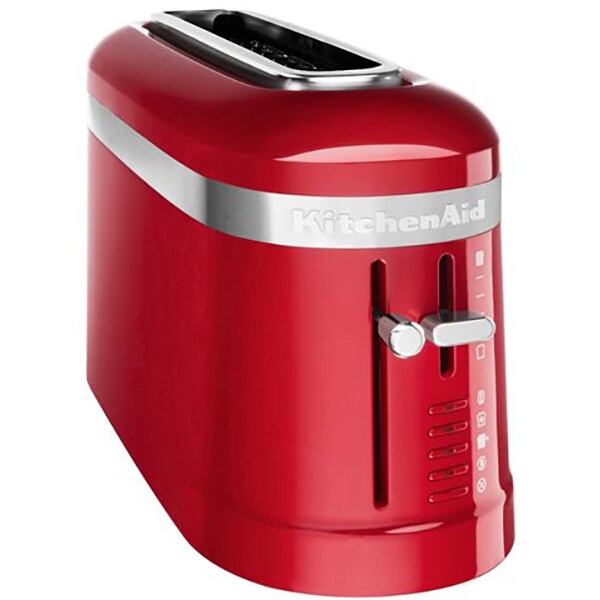Prajitor de paine KITCHENAID 5KMT3115EAC, 2 felii, 900W, rosu-argintiu