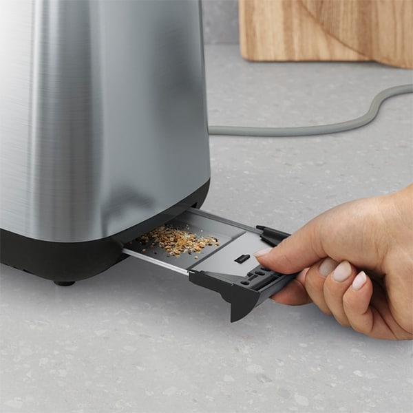 Prajitor de paine ELECTROLUX Create 3 E3T1-3ST, 2 felii, 800W, argintiu-negru