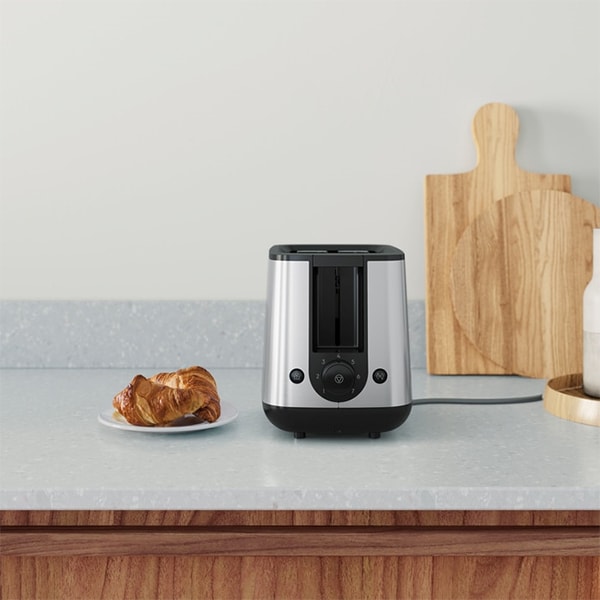 Prajitor de paine ELECTROLUX Create 3 E3T1-3ST, 2 felii, 800W, argintiu-negru