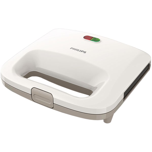Sandwich maker PHILIPS Daily Collection HD2395/00, 820W, alb-bej
