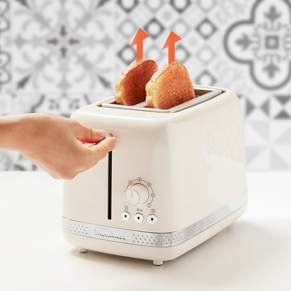 Prajitor de paine MOULINEX Soleil LT300A30, 2 felii, alb