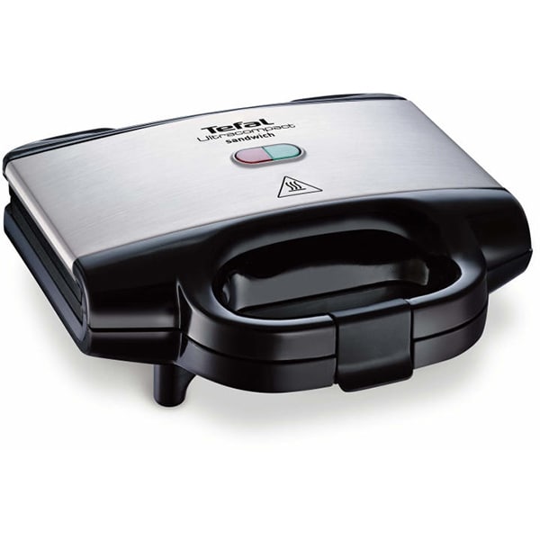 Sandwich maker TEFAL Ultracompact SM157236, 700W, negru-argintiu