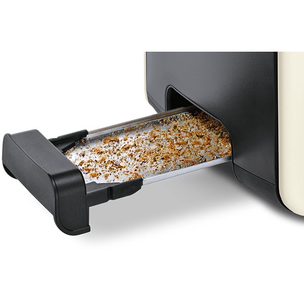 Prajitor de paine BOSCH ComfortLine TAT6A117, 2 felii, 1090W, crem-gri inchis