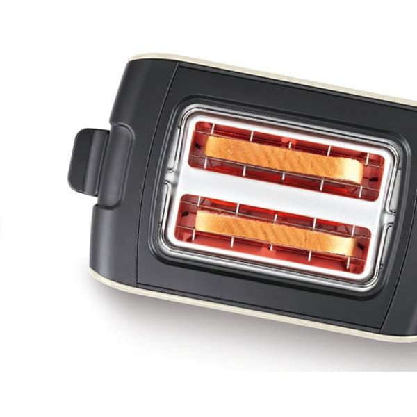 Prajitor de paine BOSCH ComfortLine TAT6A117, 2 felii, 1090W, crem-gri inchis