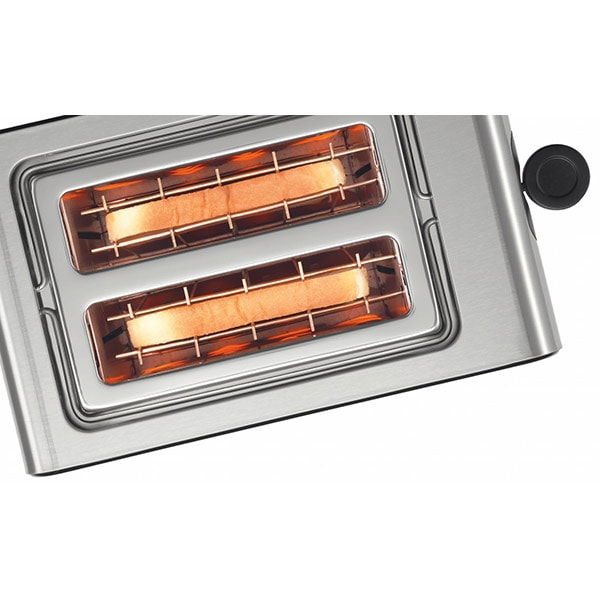 Prajitor de paine BOSCH TAT7203, 2 felii, 1050W, negru-argintiu