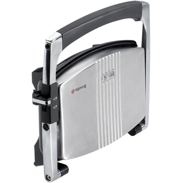 Sandwich maker BREVILLE Panini VST025X-01, 1000W, argintiu-negru