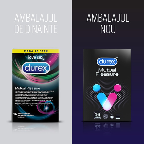 Prezervative DUREX Mutual Pleasure, 16buc