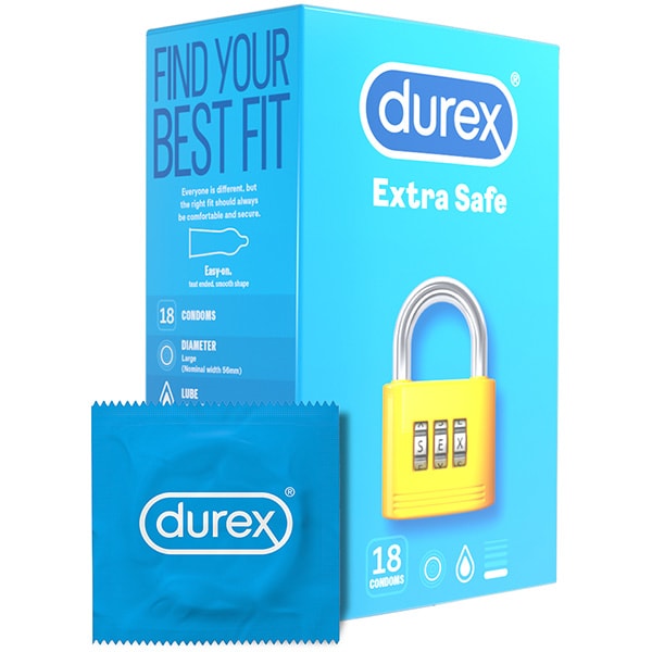 Prezervative DUREX Extra Safe, 18buc