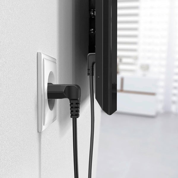 Cablu alimentare HAMA 137230, 3m, 2 pini, negru