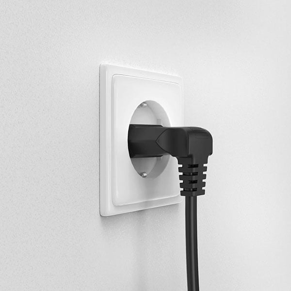 Cablu alimentare HAMA 137230, 3m, 2 pini, negru