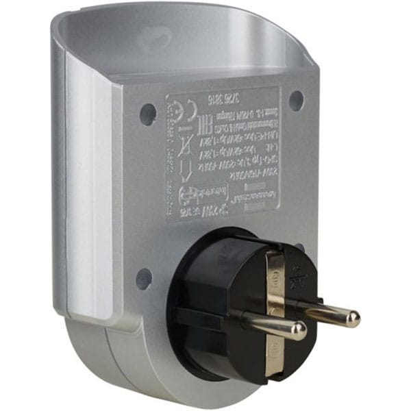 Adaptor priza BRENNENSTUHL 149916, Schuko, protectie, gri