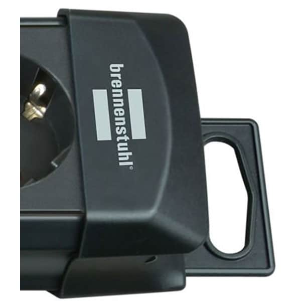 Prelungitor BRENNENSTUHL 154781 Premium-Line, 4 prize Schuko, 1.8m, intrerupator, negru