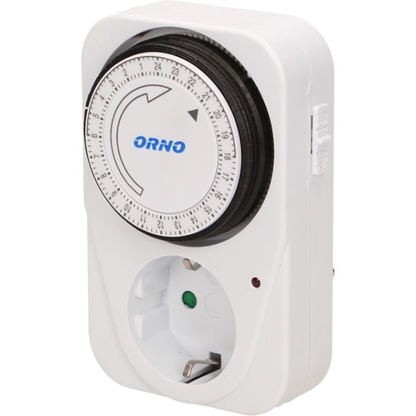 Priza programabila ORNO OR-PRE-415(GS), 3500W, 16A, alb