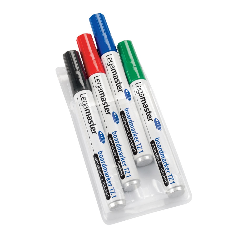 Set 4 markere LEGAMASTER TZ1, varf rotund, 1.5-3 mm, multicolor