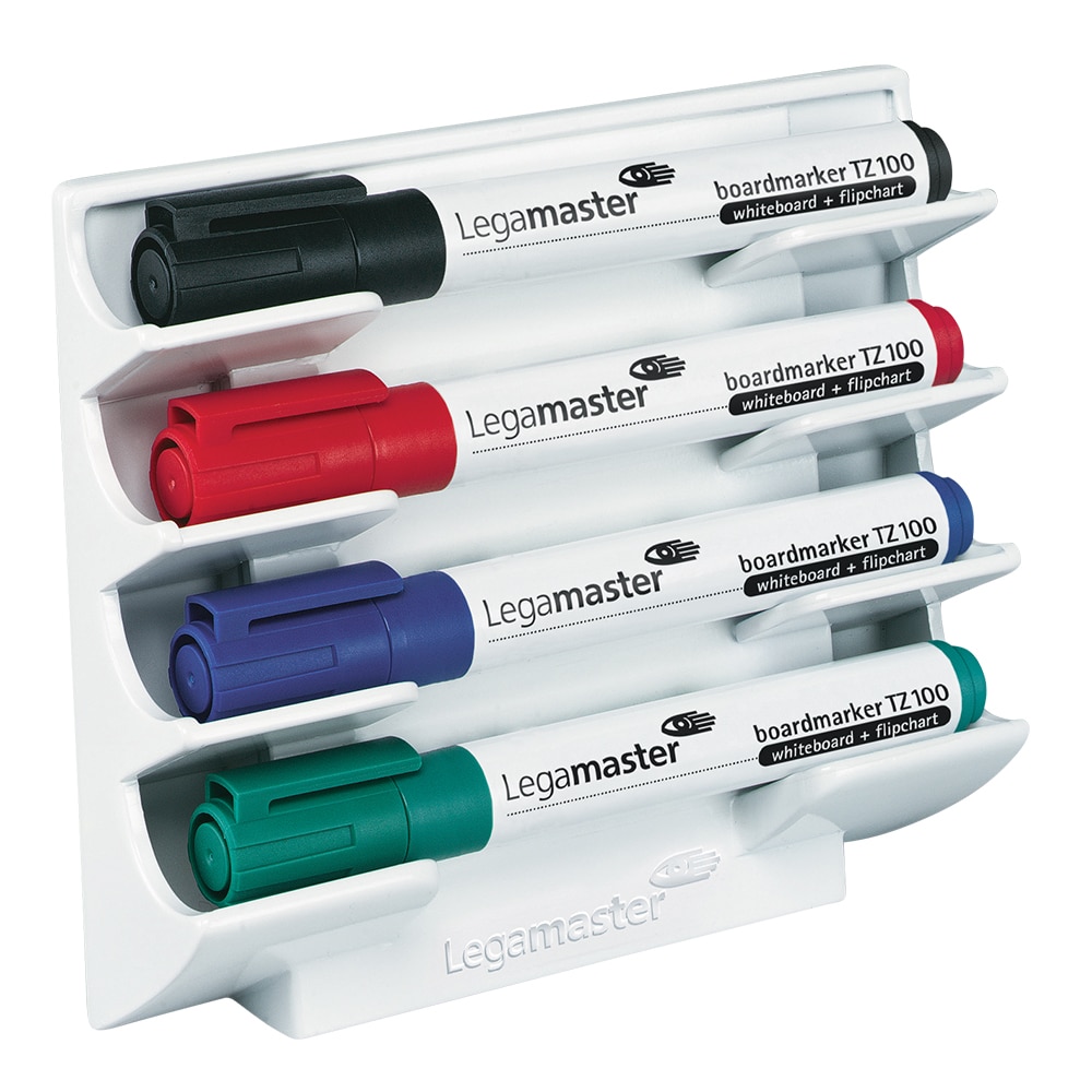 Suport magnetic pentru 4 markere LEGAMASTER, alb