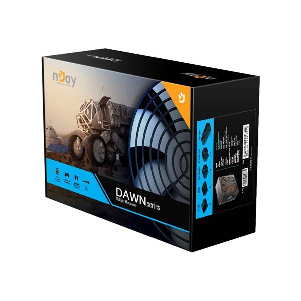 Sursa PC NJOY Dawn, 550W, 140mm, 80 Plus Bronze