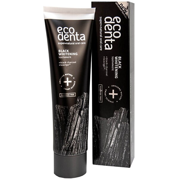 Pasta de dinti ECODENTA Extra Black, 100ml