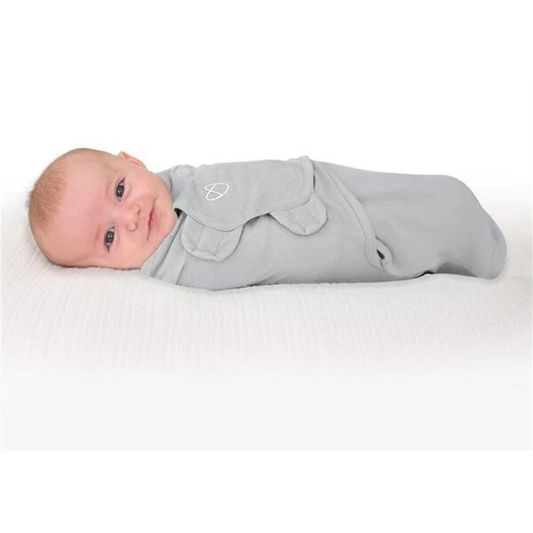 Sistem de infasare SUMMER INFANT Swaddle Me, 0 - 3 luni, 15 x 22 cm, gri