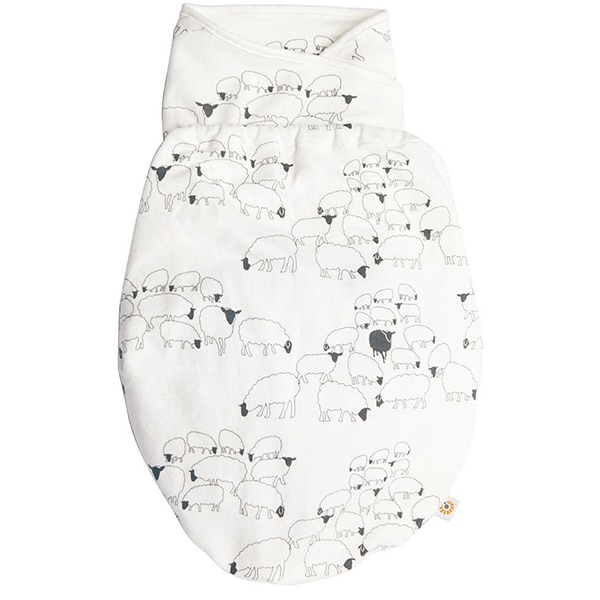 Sistem de infasare ERGOBABY Swaddle - Sheep SWASHEEP, 0 luni+, alb-gri
