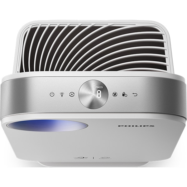 Purificator aer PHILIPS AC4550/50, 4 trepte viteza, Hepa, Control aplicatie, alb-argintiu 