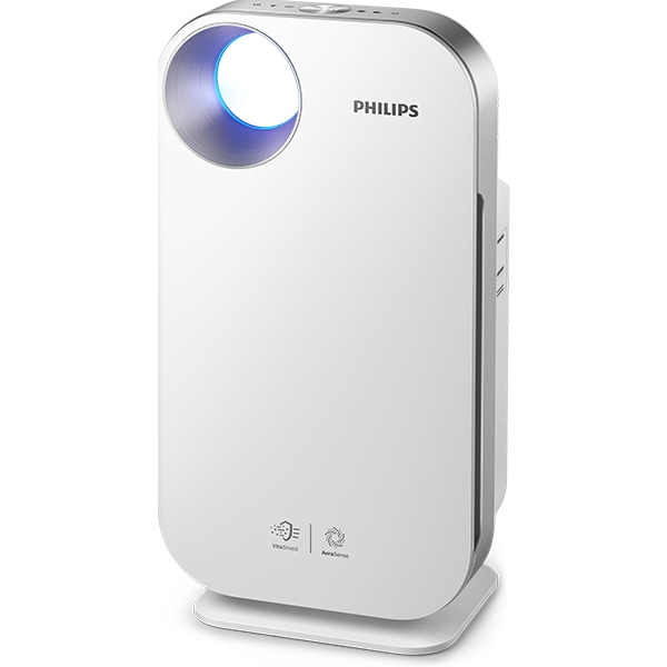 Purificator aer PHILIPS AC4550/50, 4 trepte viteza, Hepa, Control aplicatie, alb-argintiu 