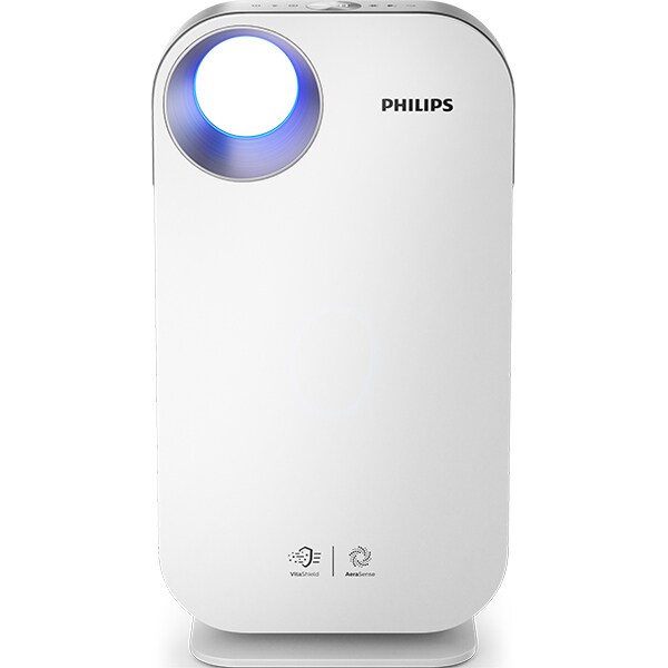 Purificator aer PHILIPS AC4550/50, 4 trepte viteza, Hepa, Control aplicatie, alb-argintiu 