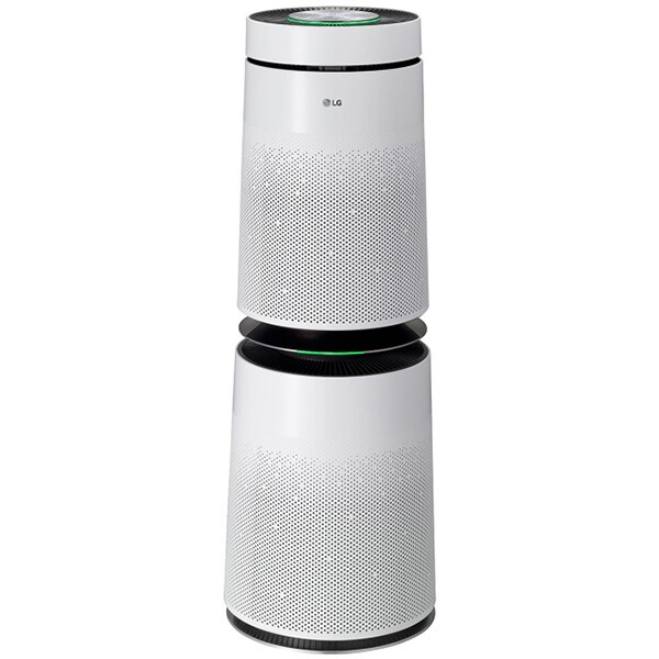 Purificator aer LG PuriCare AS95GDWV0, 5 trepte viteza, Hepa, Wi-Fi, ionizare, alb-negru 
