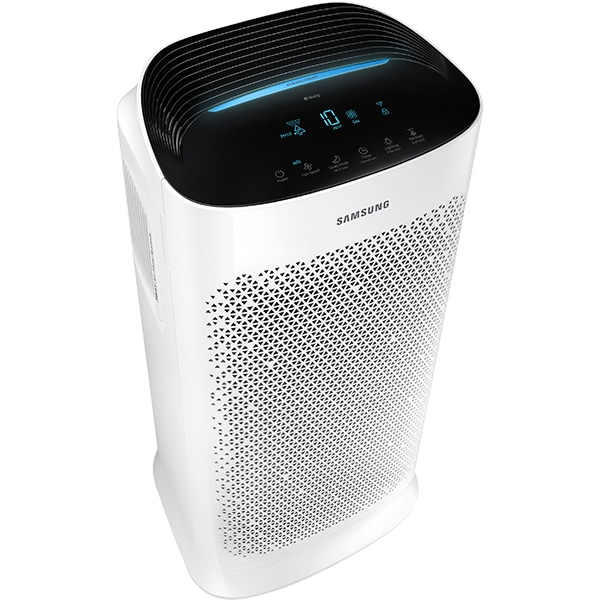 Purificator aer SAMSUNG AX60R5080WD/EU, 3 trepte viteza, Hepa, Wi-Fi, alb-negru