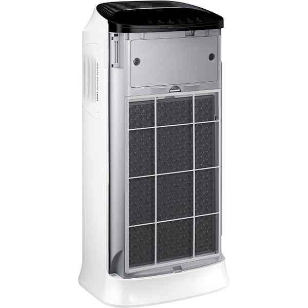 Purificator aer SAMSUNG AX60R5080WD/EU, 3 trepte viteza, Hepa, Wi-Fi, alb-negru